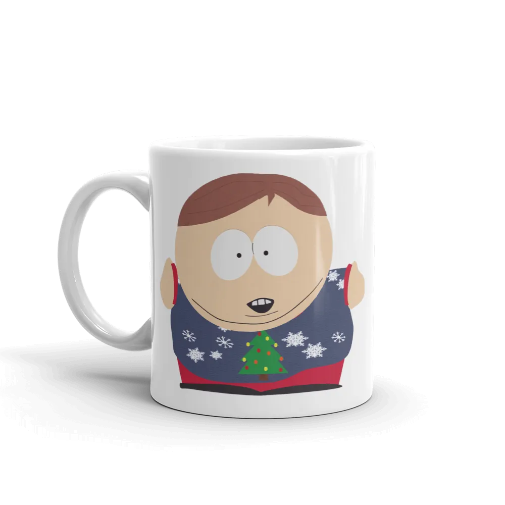 South Park Cartman Festively Plump White Mug