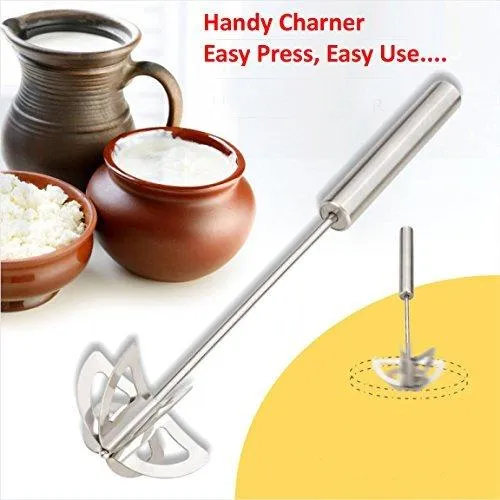 Stainless Steel Spring Mixi Egg/Lassi/Butter Milk Maker/Mixer Hand Blender