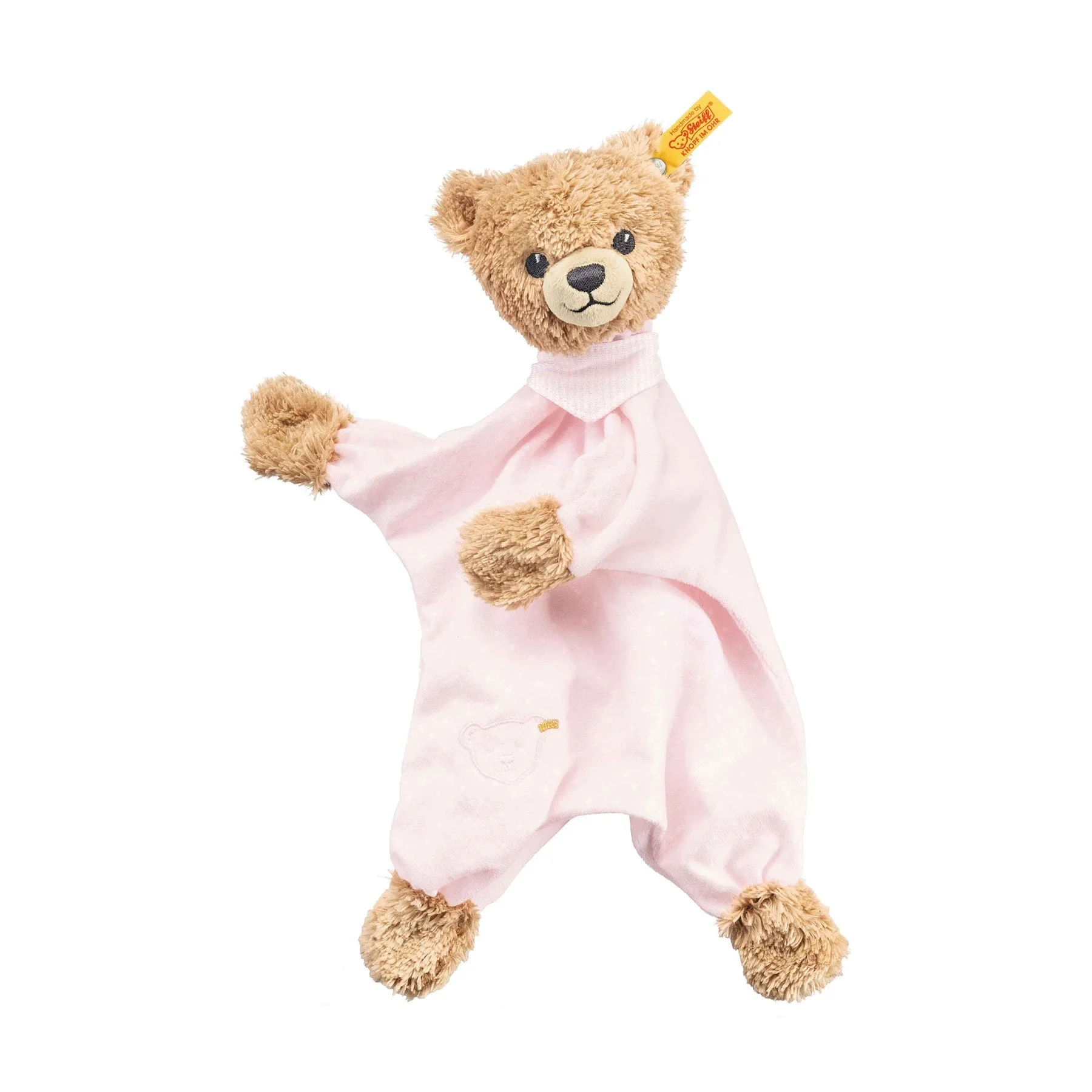 Steiff Sleep Well Pink Bear Comforter