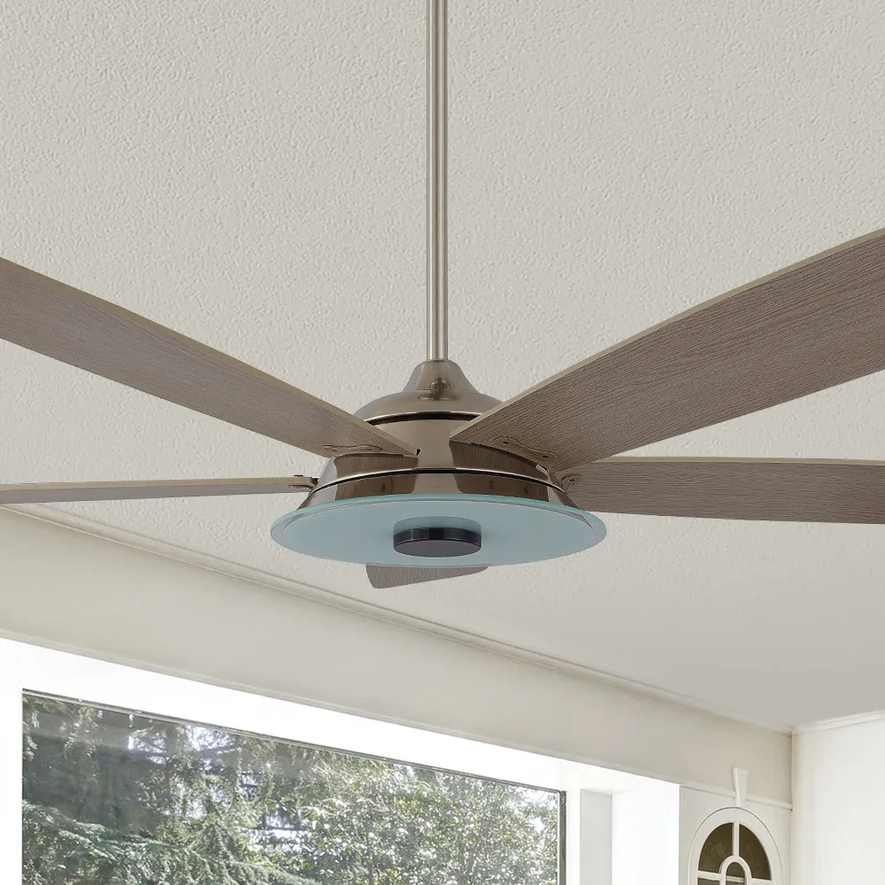 Striker Smart Ceiling Fan with LED Light and Remote Outdoor/Indoor 56"