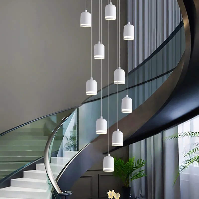 Swirl Staircase Chandelier: Elegant Lighting Solutions