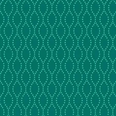 Teal Ogee Dot 13089B-58