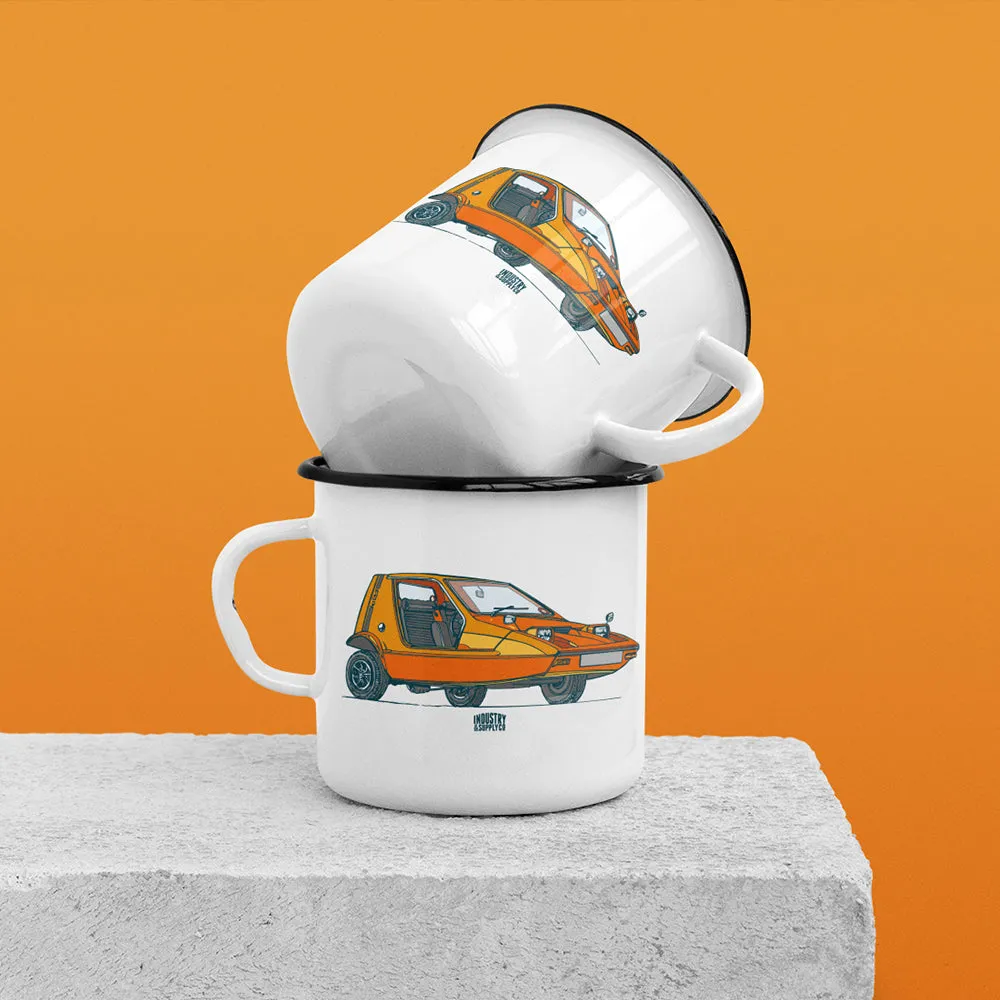 THE BOND BUG ENAMEL MUG