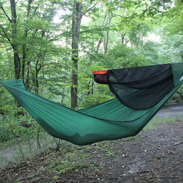 Ticket To The Moon Pro Hammock With Mosquito Net - Forest Green