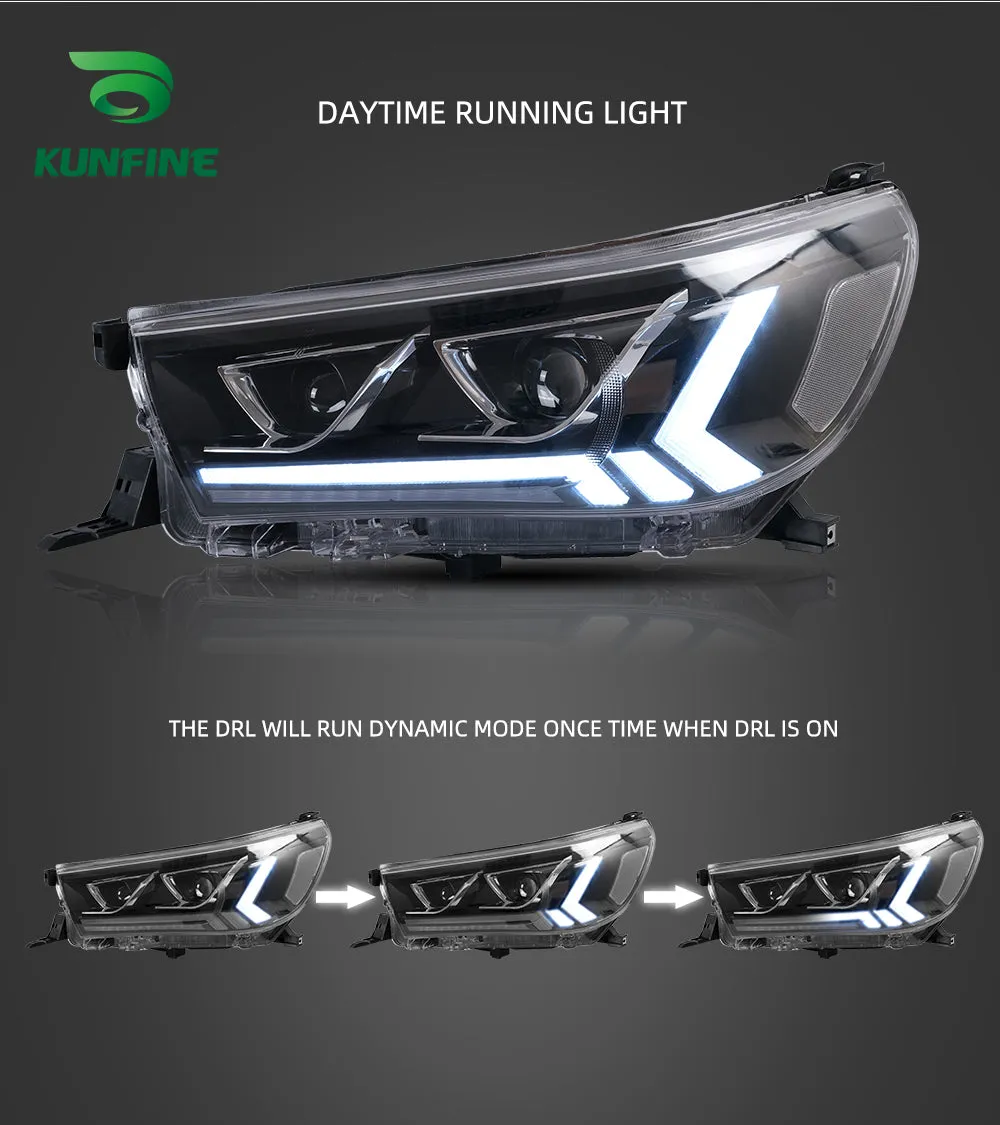 TOYOTA HILUX N80 LED HEADLIGHTS - 2015-2019