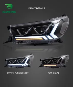 TOYOTA HILUX N80 LED HEADLIGHTS - 2015-2019