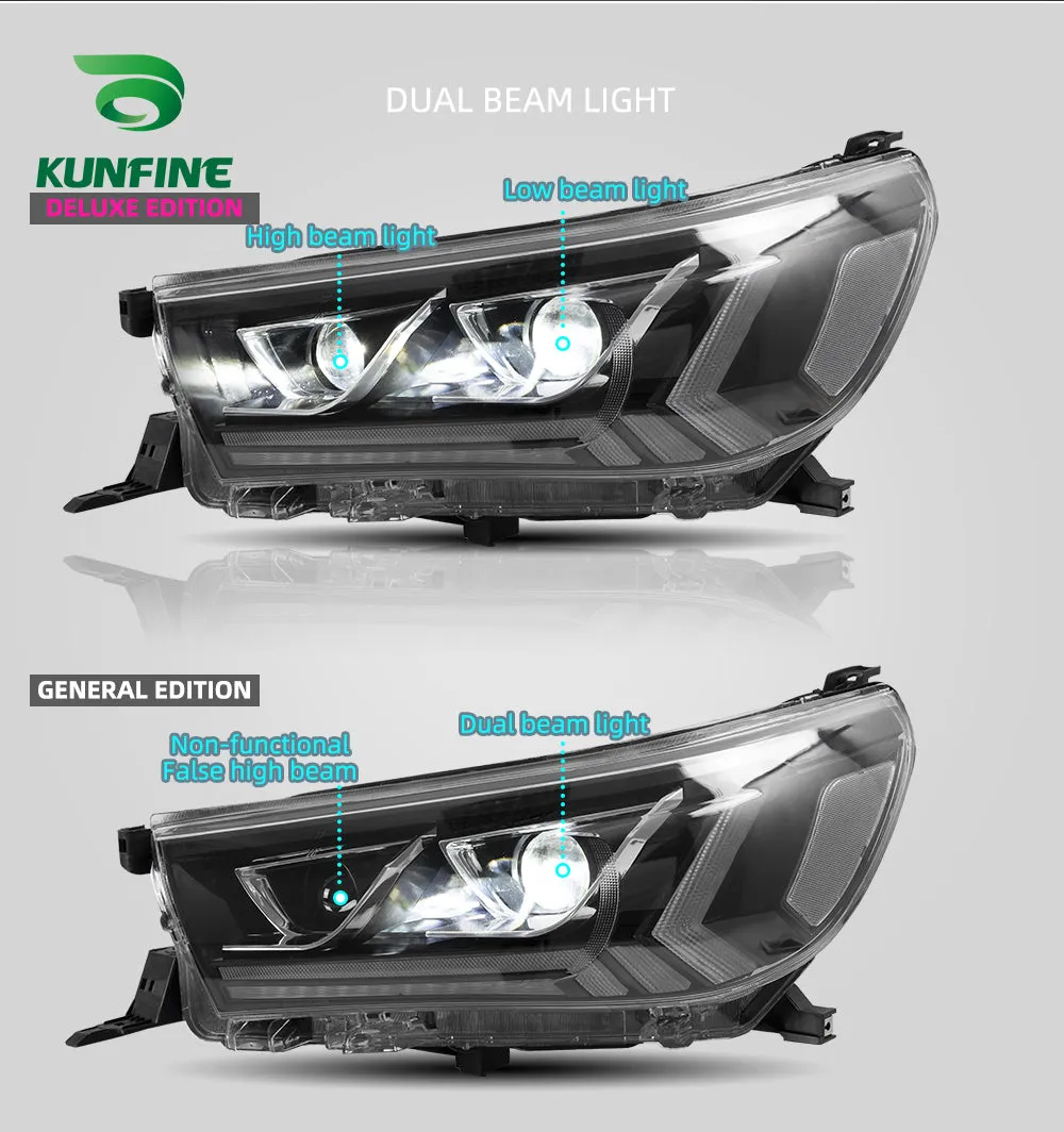 TOYOTA HILUX N80 LED HEADLIGHTS - 2015-2019