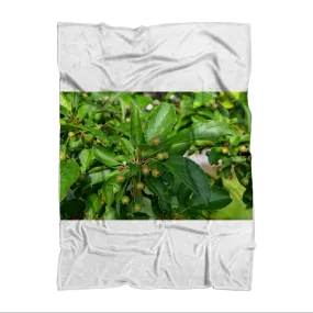 Tree with Seeds Sublimation Throw Blanket