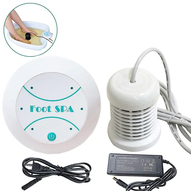 US Plug Mini Foot Spa Bath Massager Detox Machine Ion Cleanse Ionic Foot Bath Aqua Cell Spa Machine Detox Foot Bath Array Aqua Spa Relax Fa0054