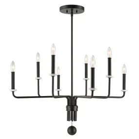 Uttermost Ebony Elegance 8 Light Chandelier