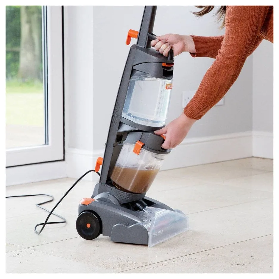 Vax W85DPE Dual Power Carpet Cleaner Washer, 800 W, Grey