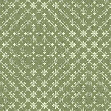 Vintage Flora - Sparkle Green