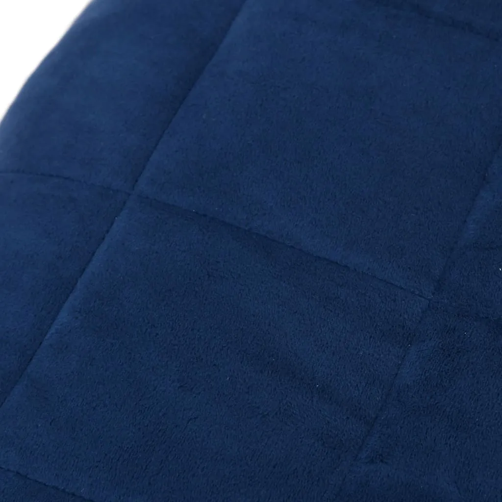 Weighted Blanket Blue 220x230 cm King 11 kg Fabric