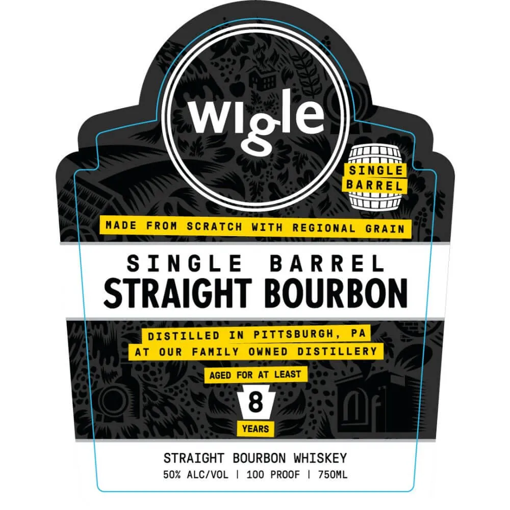 Wigle 8 Year Old Single Barrel Straight Bourbon