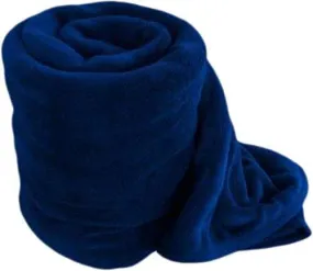 WINSTON HOME Double Fleece Polar Blanket (Blue, Standard)