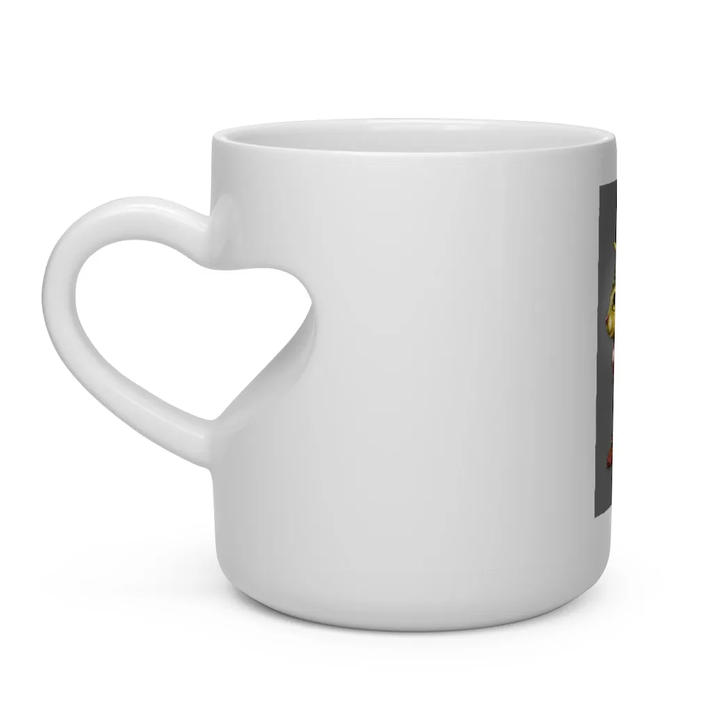 Yellow Amara Heart Shape Mug