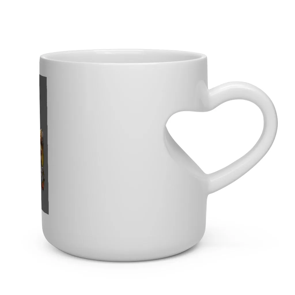 Yellow Amara Heart Shape Mug